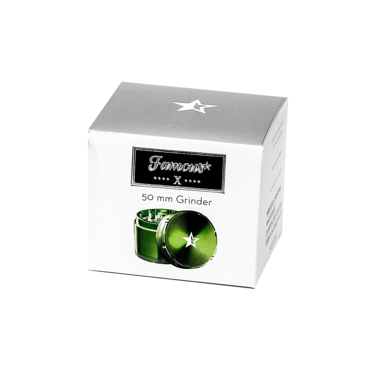 Famous X 50mm 4-Piece Aluminum Grinder