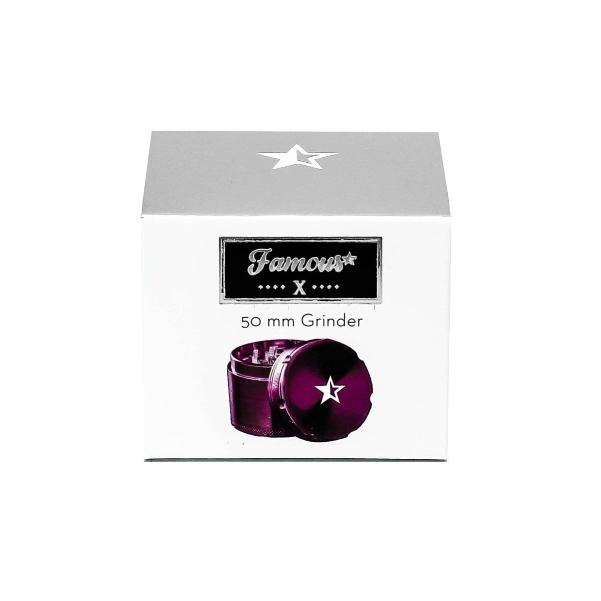 Famous X 50mm 4-Piece Aluminum Grinder