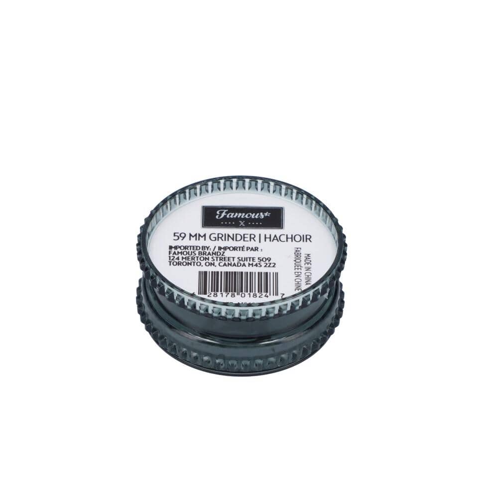 Famous X 59mm Acrylic Grinders  Tray of 12