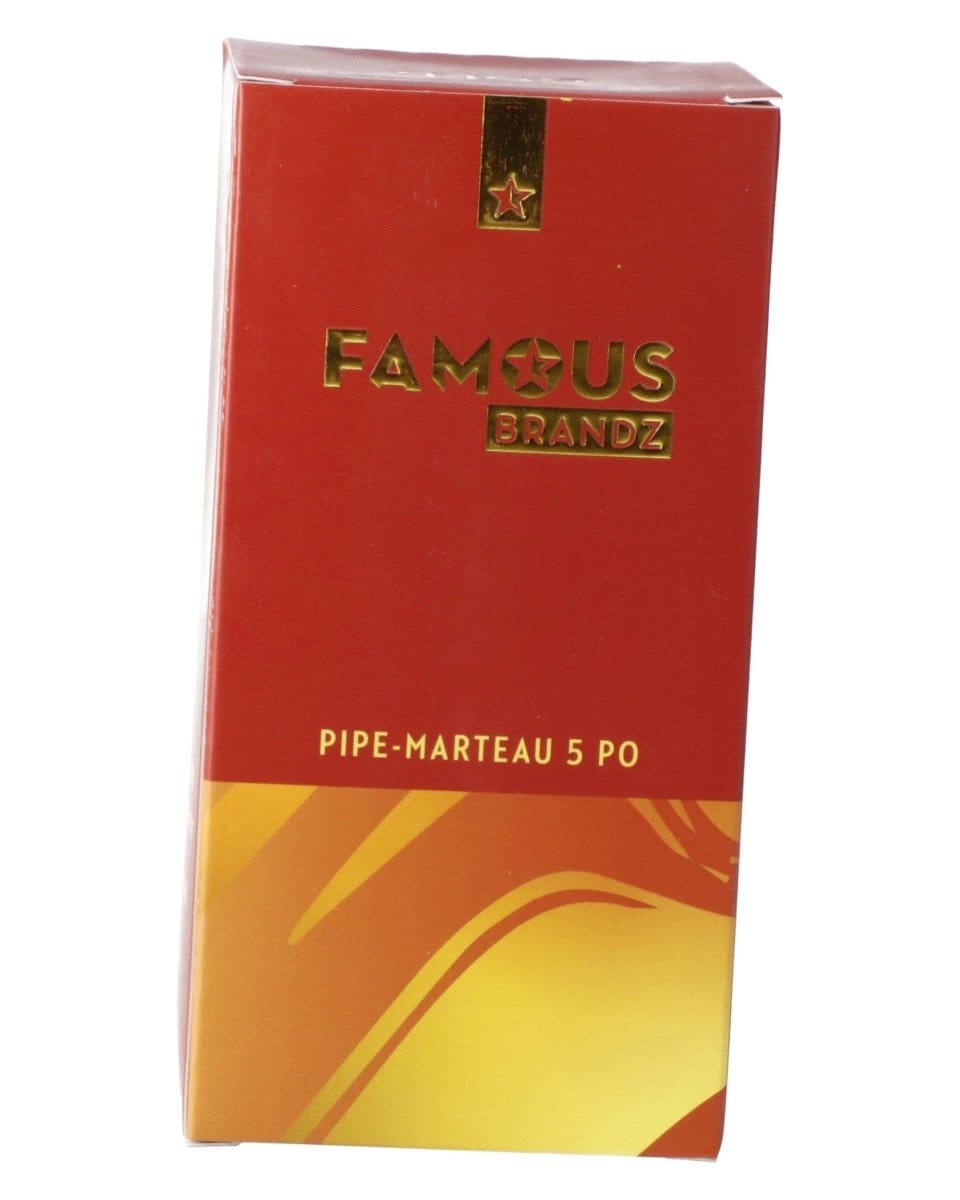 Famous X 4" Gold Fumed Hammer Pipe