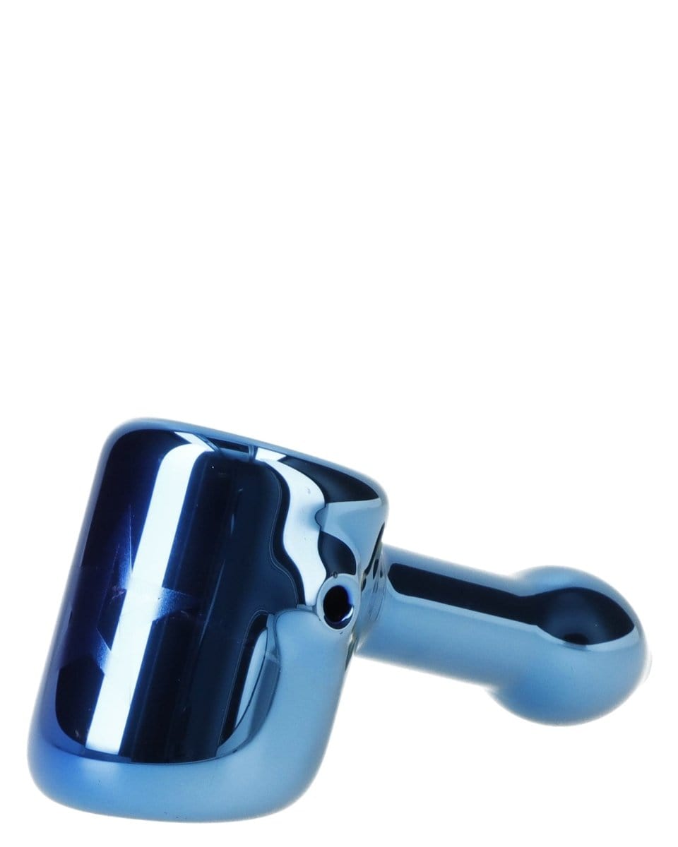 Famous X 4" Sapphire Fumed Hammer Pipe