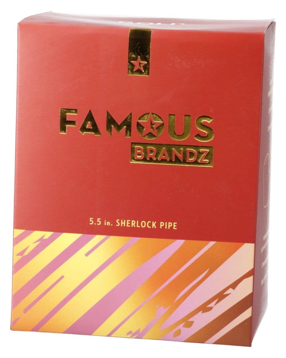 Gold Famous X Fumed Large Sherlock Pipe