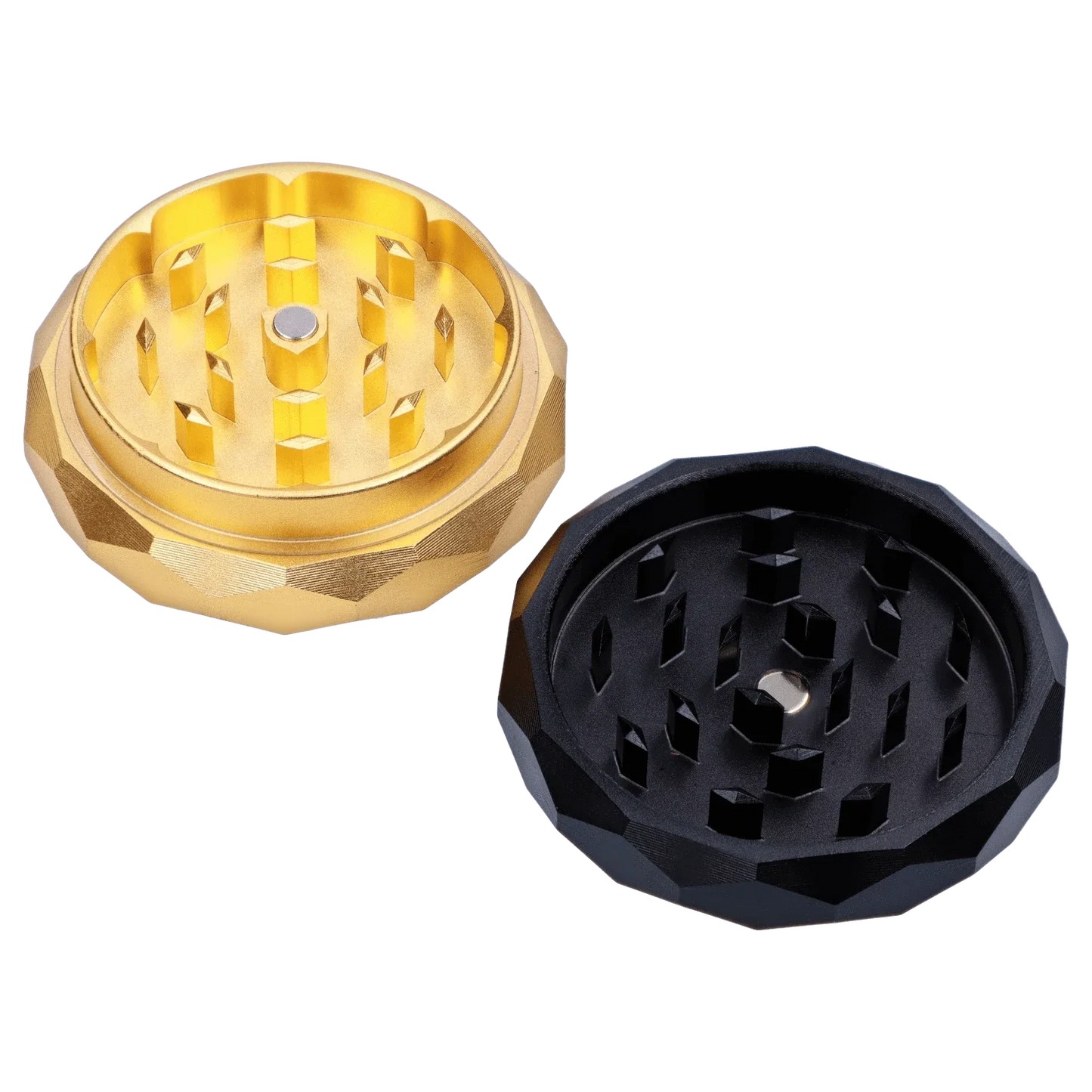 Astral Power Aluminum 2 Stage Grinder -Black and Gold
