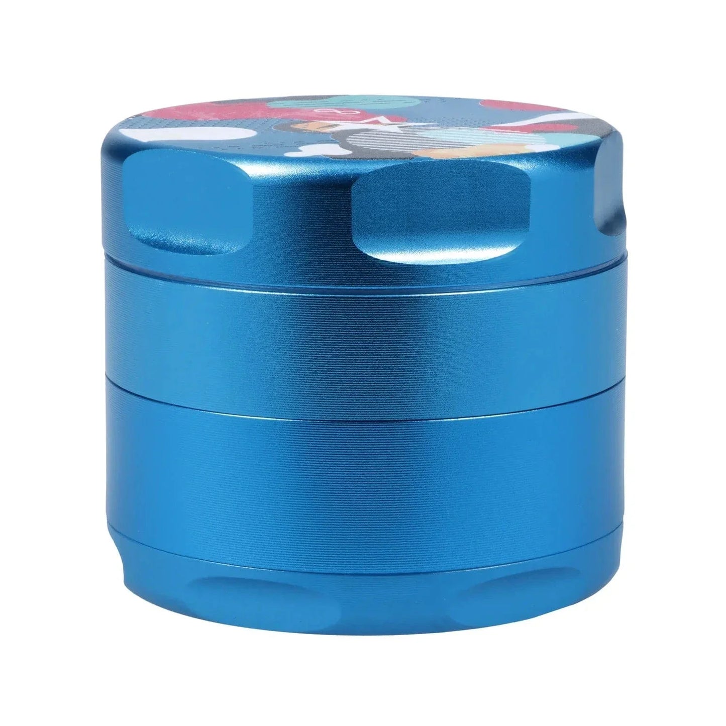 Famous Design-Aquarius Aluminum 3 Stage Grinder-Aqua