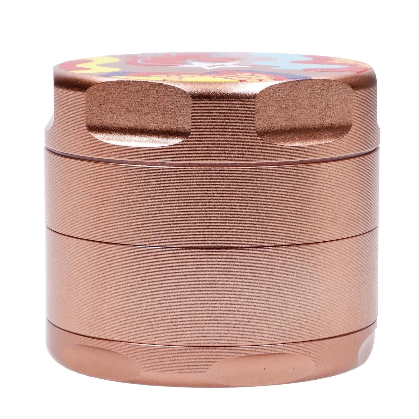 Famous Design-Papaya Aluminum 3 Stage Grinder-Rose Gold