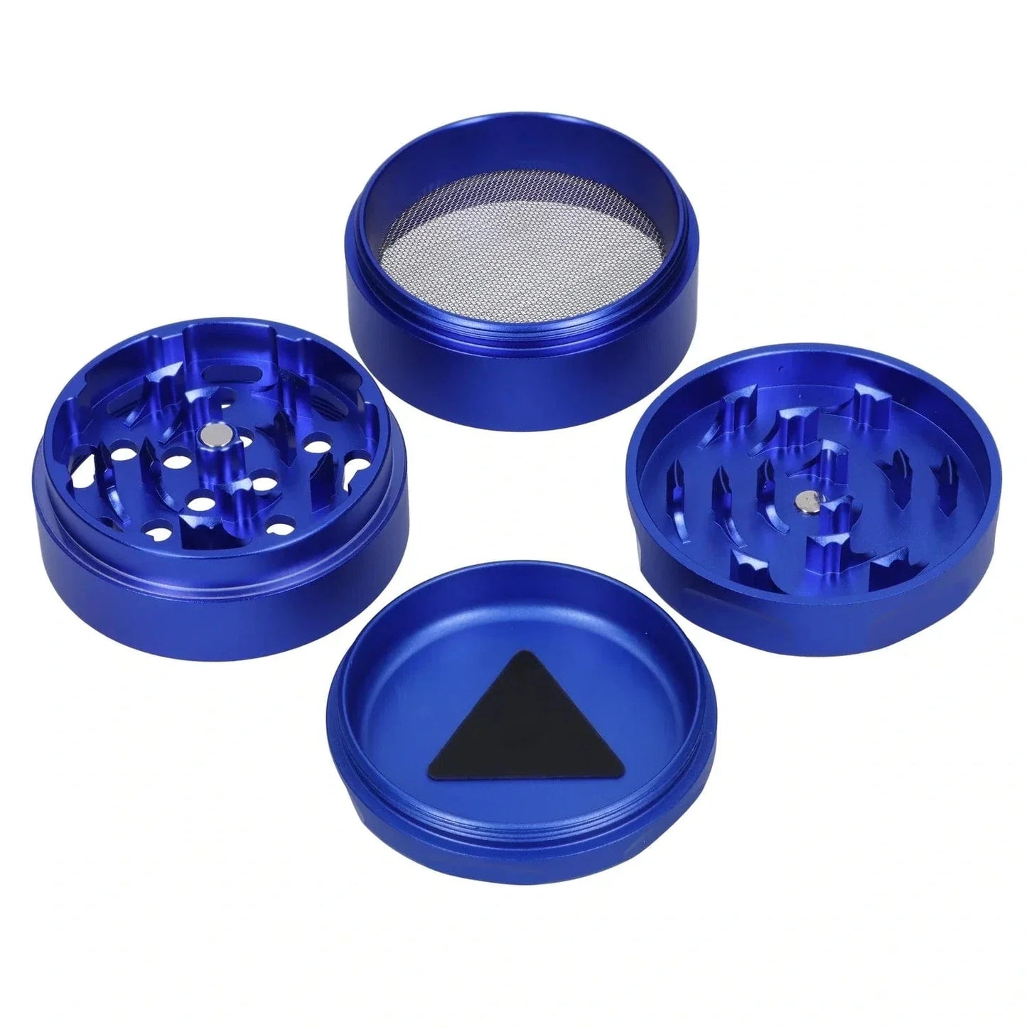 Famous Design-Privilege Aluminum 3 Stage Grinder-Blue