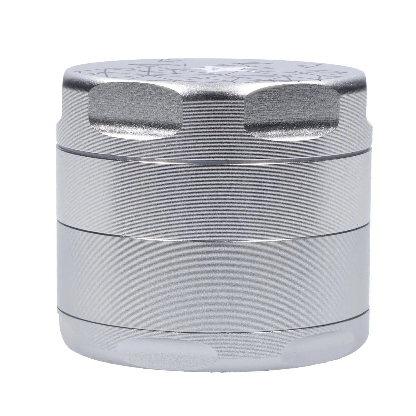 Famous Design-Space Aluminum 3 Stage Grinder-Silver