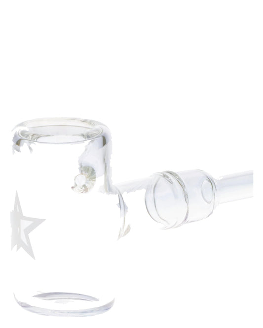 Clear Famous X Crystal Fumed Large Sherlock Pipe