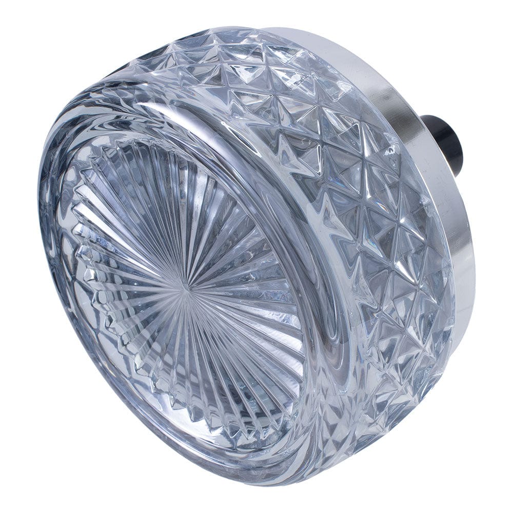Gem-cut Glass Spinning Ashtray | 4.75"