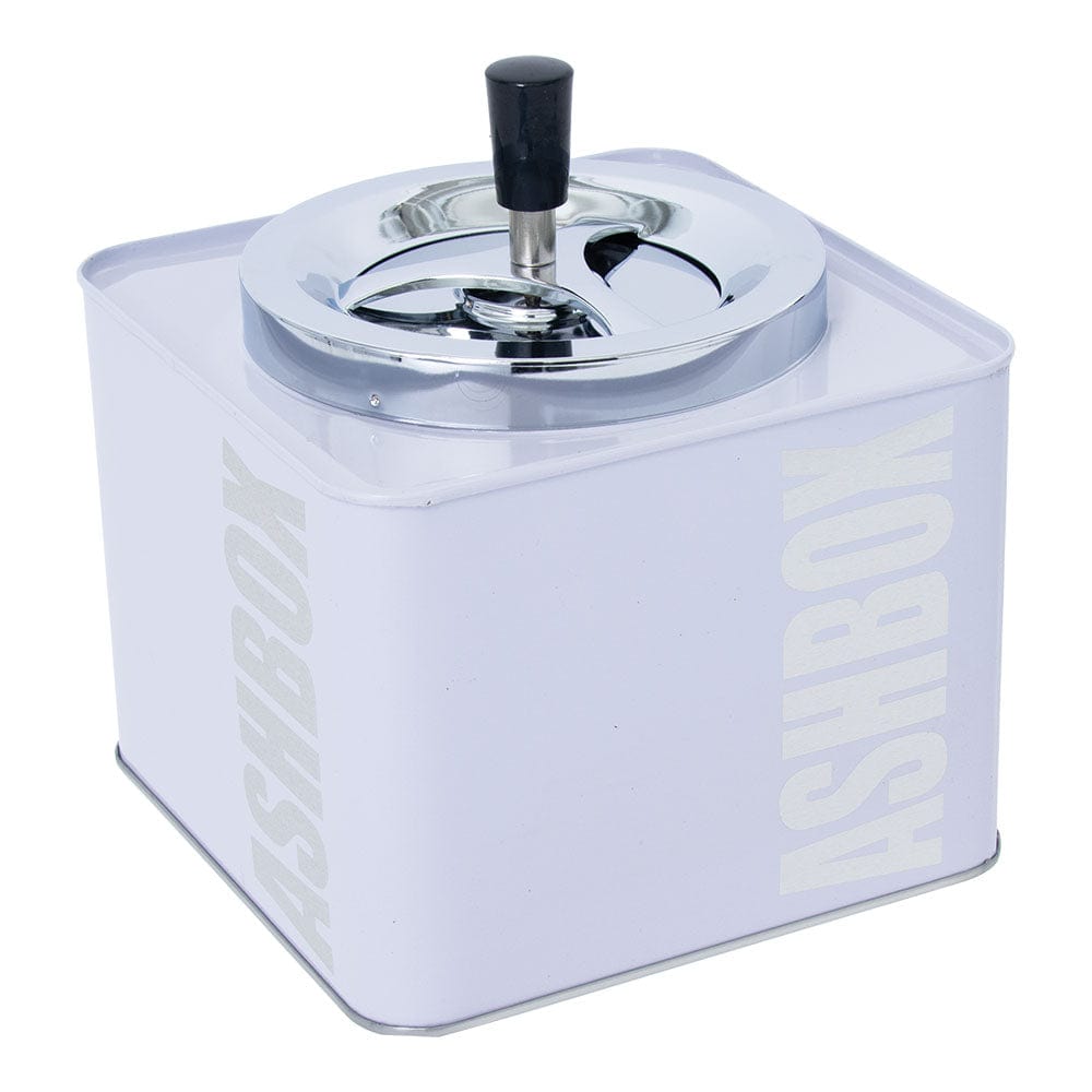 7" Ashbox Metal Spinning Ashtray