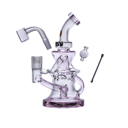 Goody Glass - Miss Swiss Mini Dab Rig Recycler 4-Piece Kit