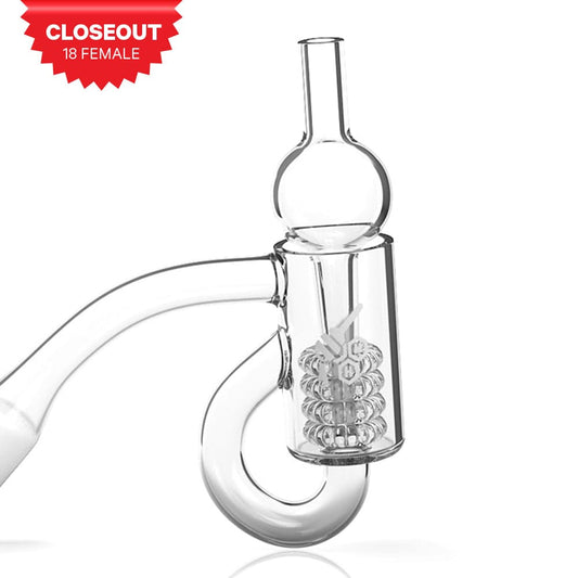 HONEY RECYCLER QUARTZ BANGER - 45Â° DEGREE | YL