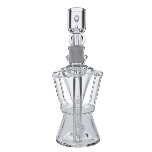 Hourglass Dab Rig Clear - 7.5"