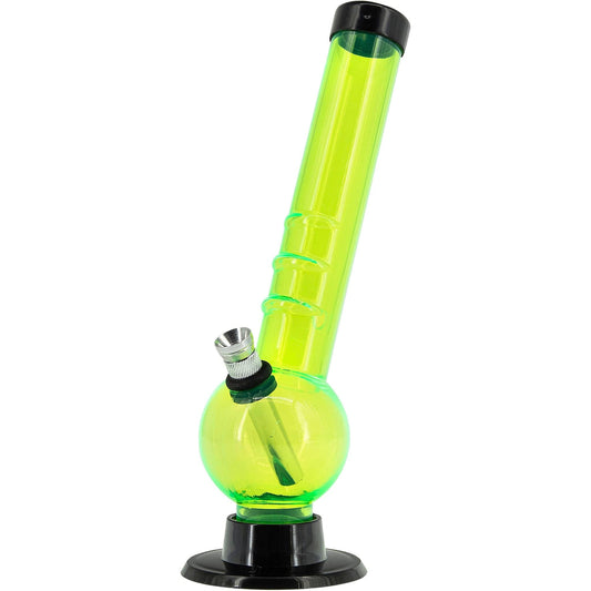 8" Acrylic Angled Neck Bubble Bong