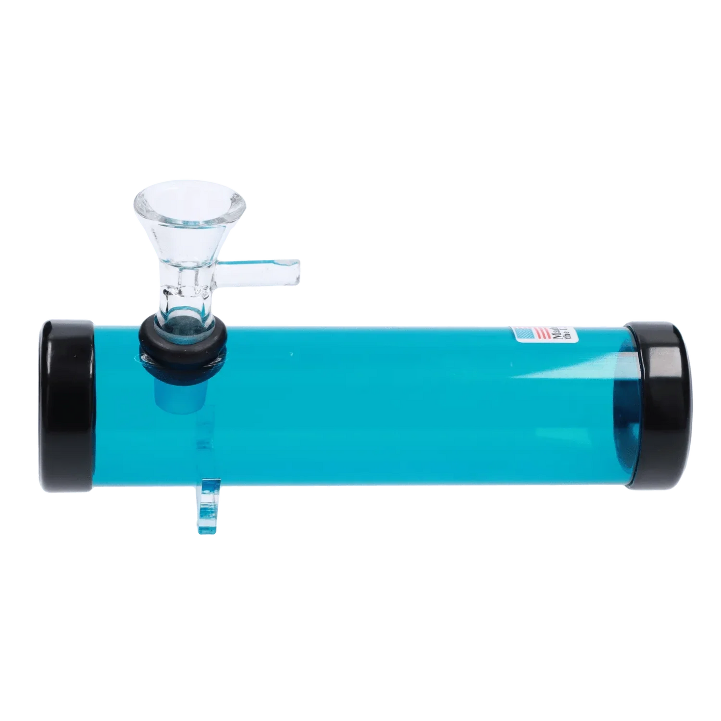 JM Plastics Smokey with Glass Bowl Acrylic Steam Roller