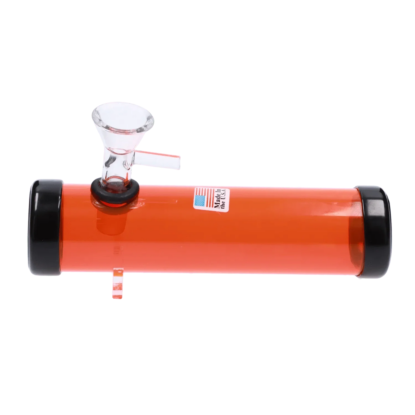 JM Plastics Smokey with Glass Bowl Acrylic Steam Roller