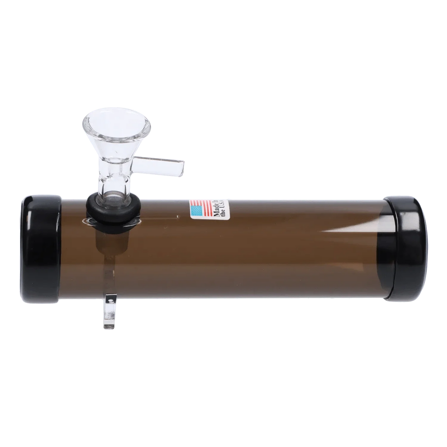 JM Plastics Smokey with Glass Bowl Acrylic Steam Roller