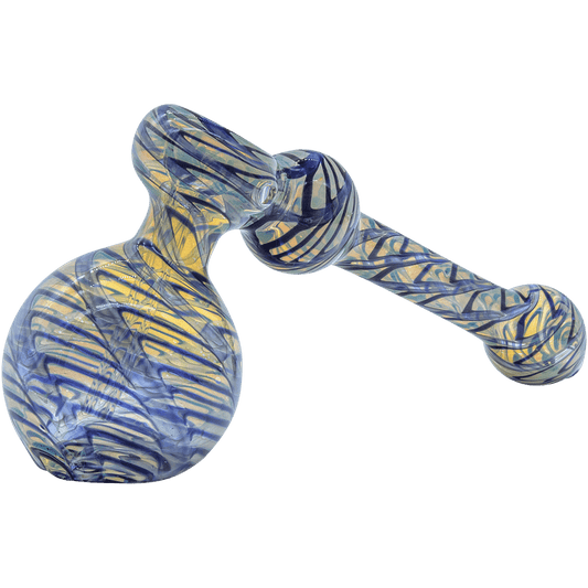"Full Rake" Fumed Hammer Bubbler Pipe (Various Colors)