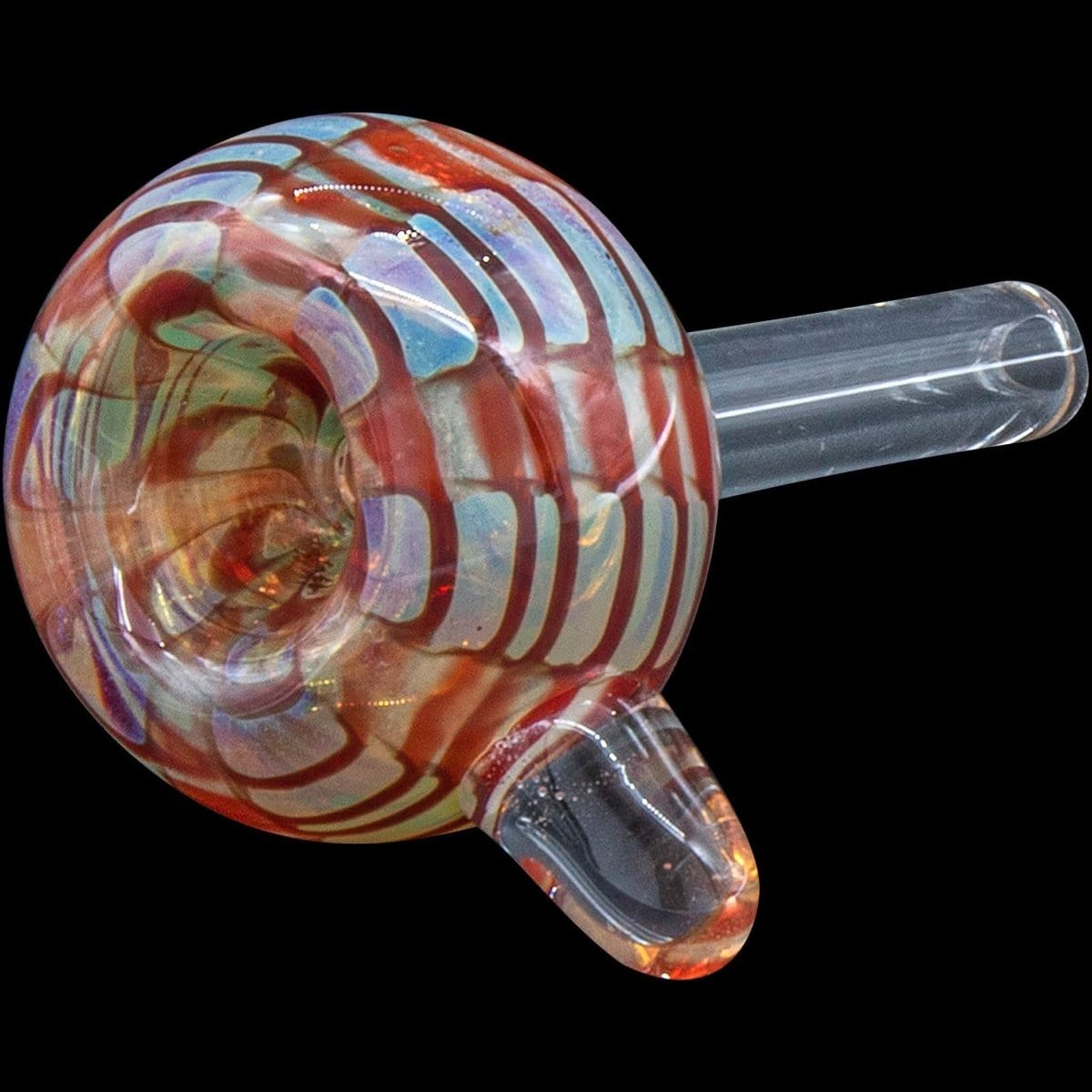 Color Raked Bubble Pull-Stem 9mm Slide Bowl