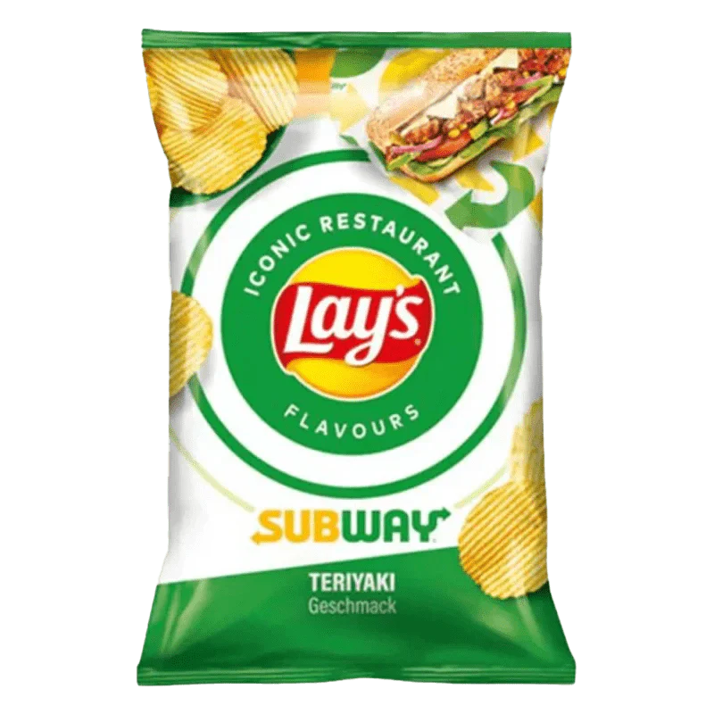 Lay's Chips - Iconic Restaurant Flavors - Subway Teriyaki Geschmack