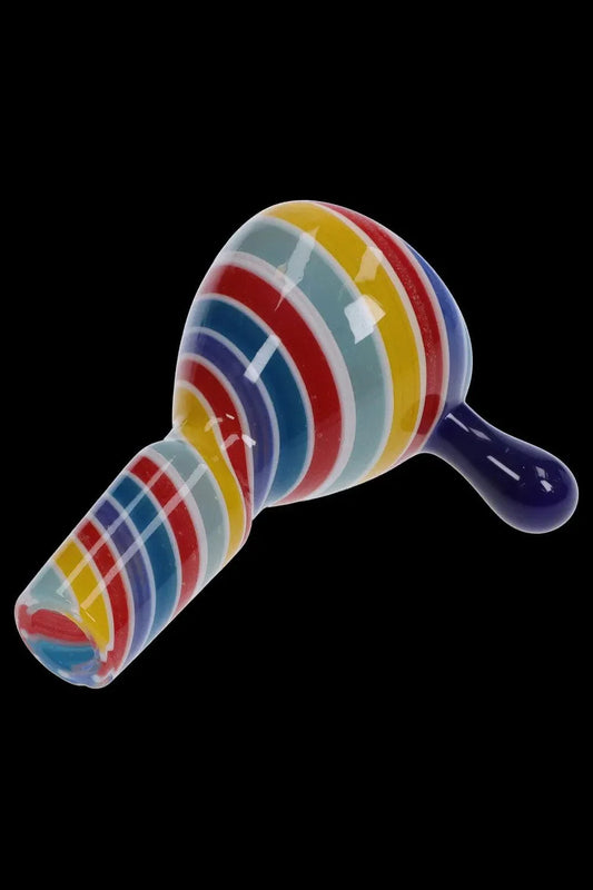 Solid Color Bowl with Dabber Horn - Male 14mm
