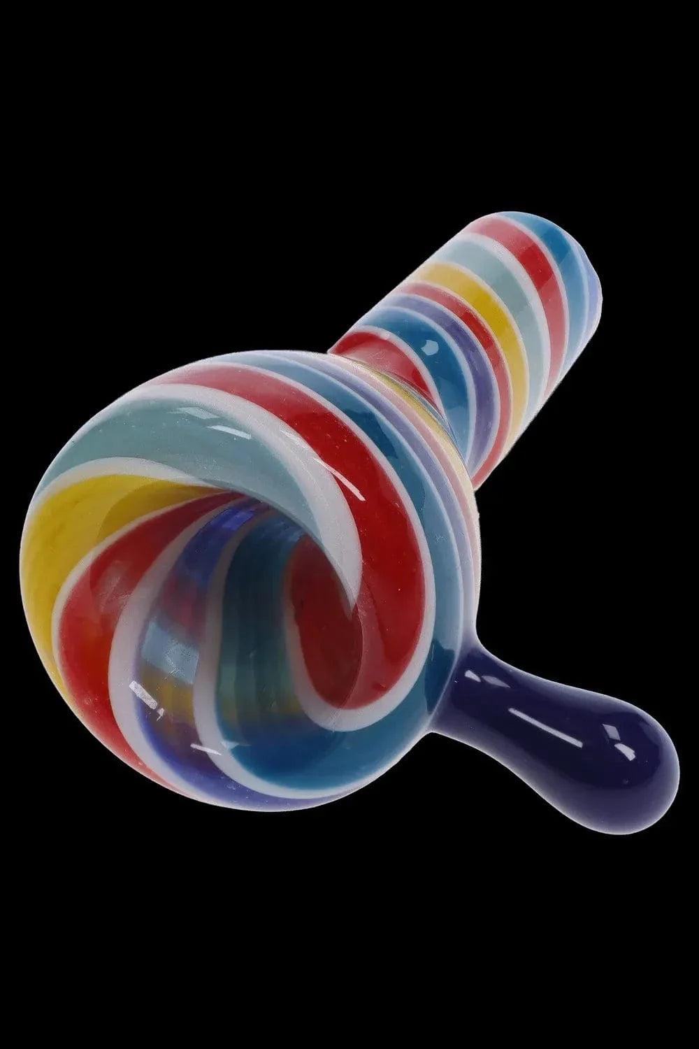 Solid Color Bowl with Dabber Horn - Male 14mm