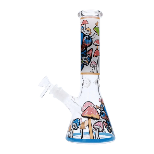 Mushroom Design Bong - 10 in.