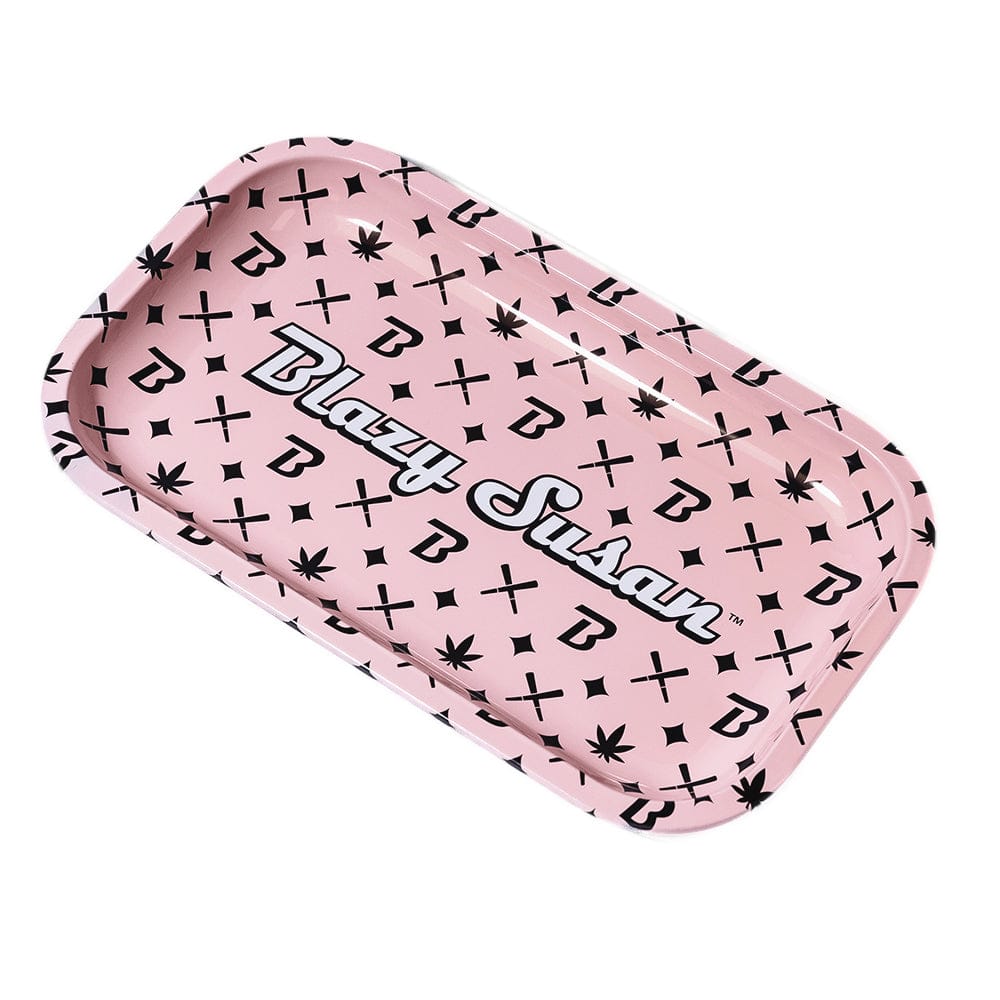 Blazy Susan Metal Rolling Tray