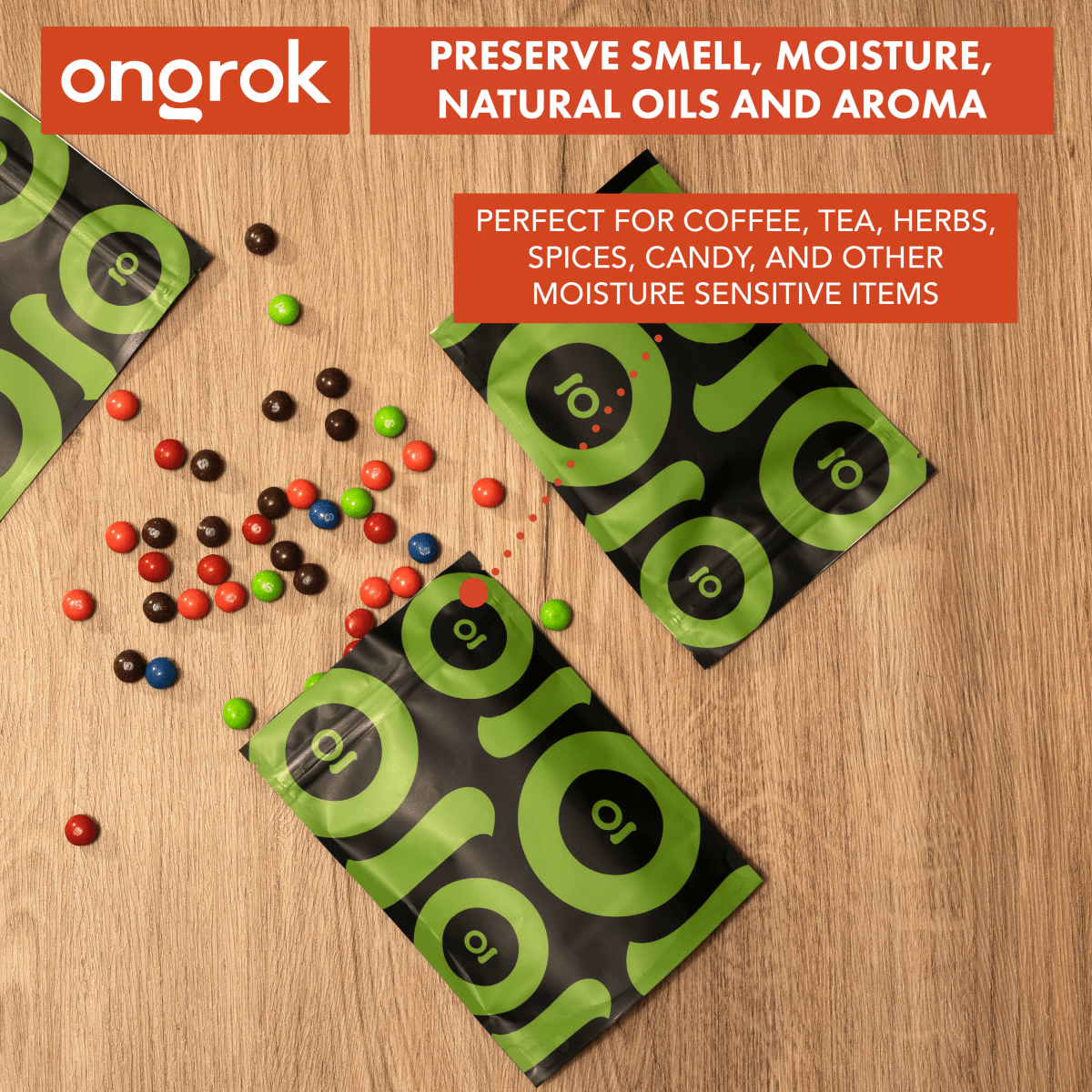 ONGROK Color-Coded Mylar Bags