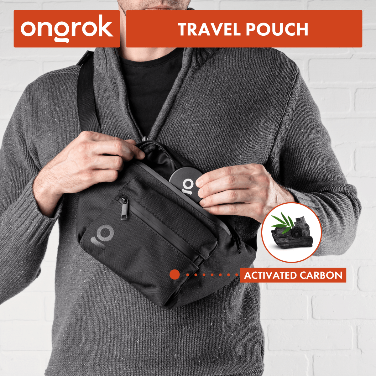 Carbon-lined Fanny Pack / Travel Pouch