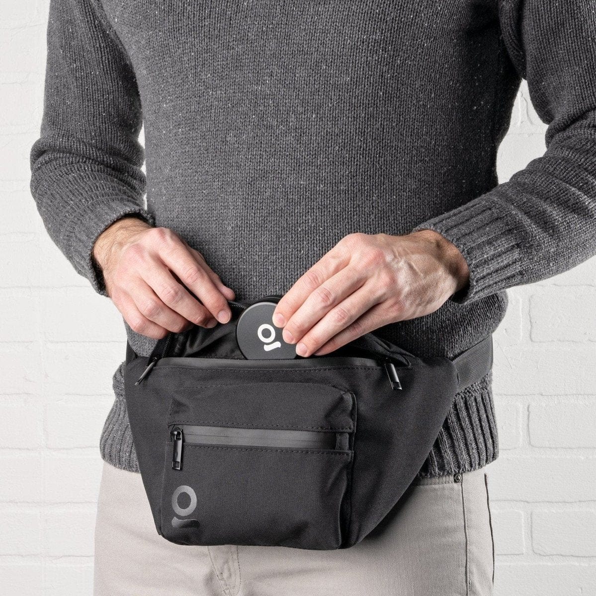 Carbon-lined Fanny Pack / Travel Pouch
