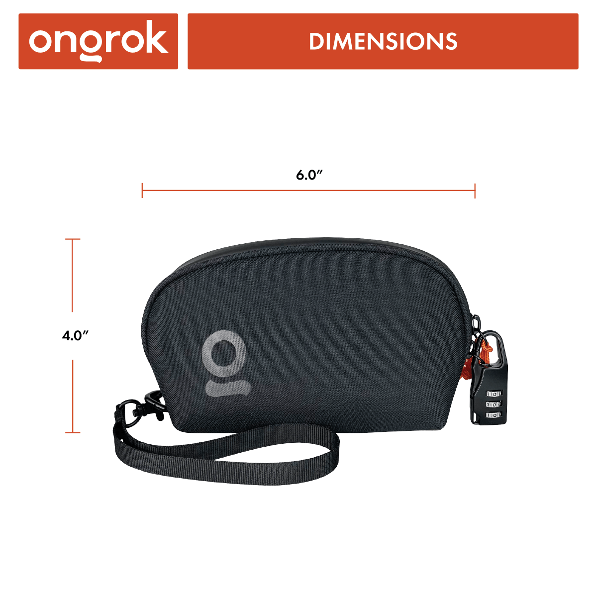 Carbon-lined Wrist Bag