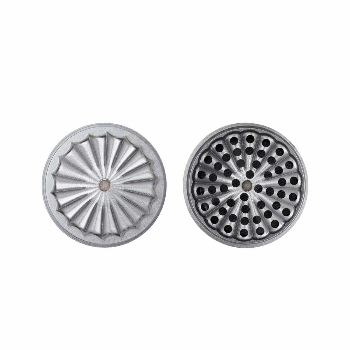 5 Piece, Flower Petal Toothless Grinder with Storage