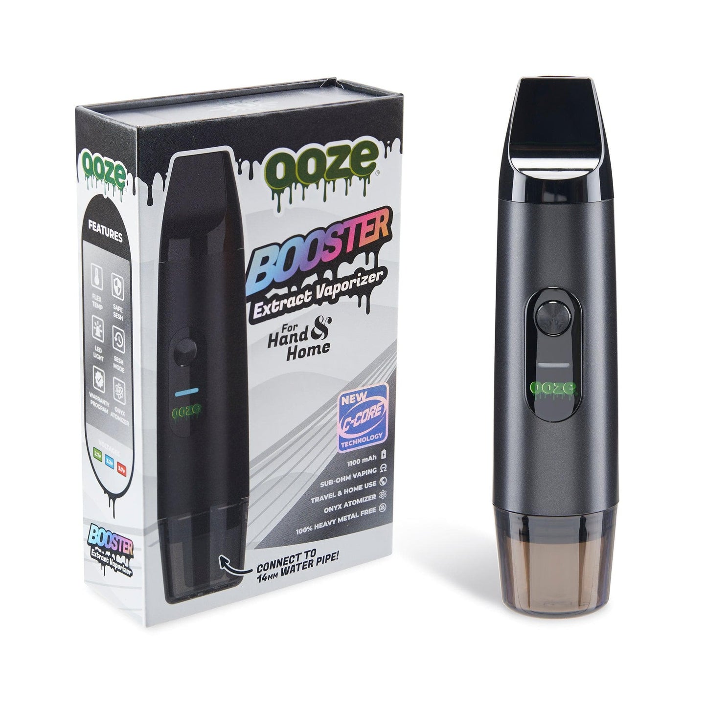 Ooze Booster Extract Vaporizer â€“ C-Core 1100 mAh