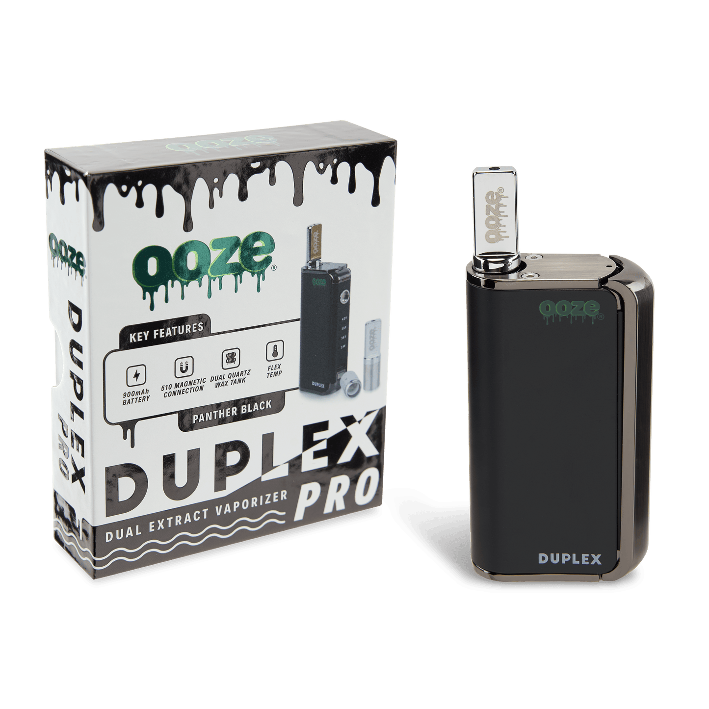 Ooze Duplex Pro â€“ 900 mAh â€“ Cartridge & Wax Vaporizer