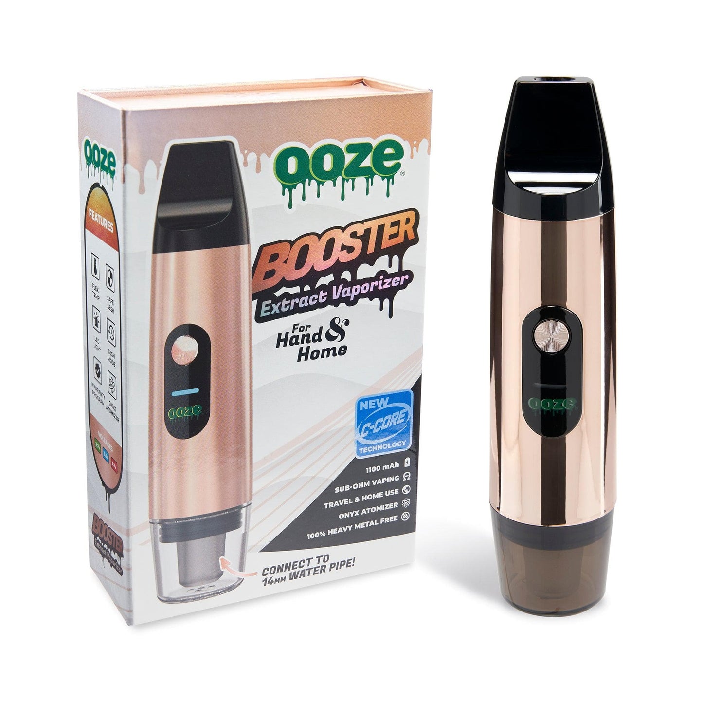 Ooze Booster Extract Vaporizer â€“ C-Core 1100 mAh