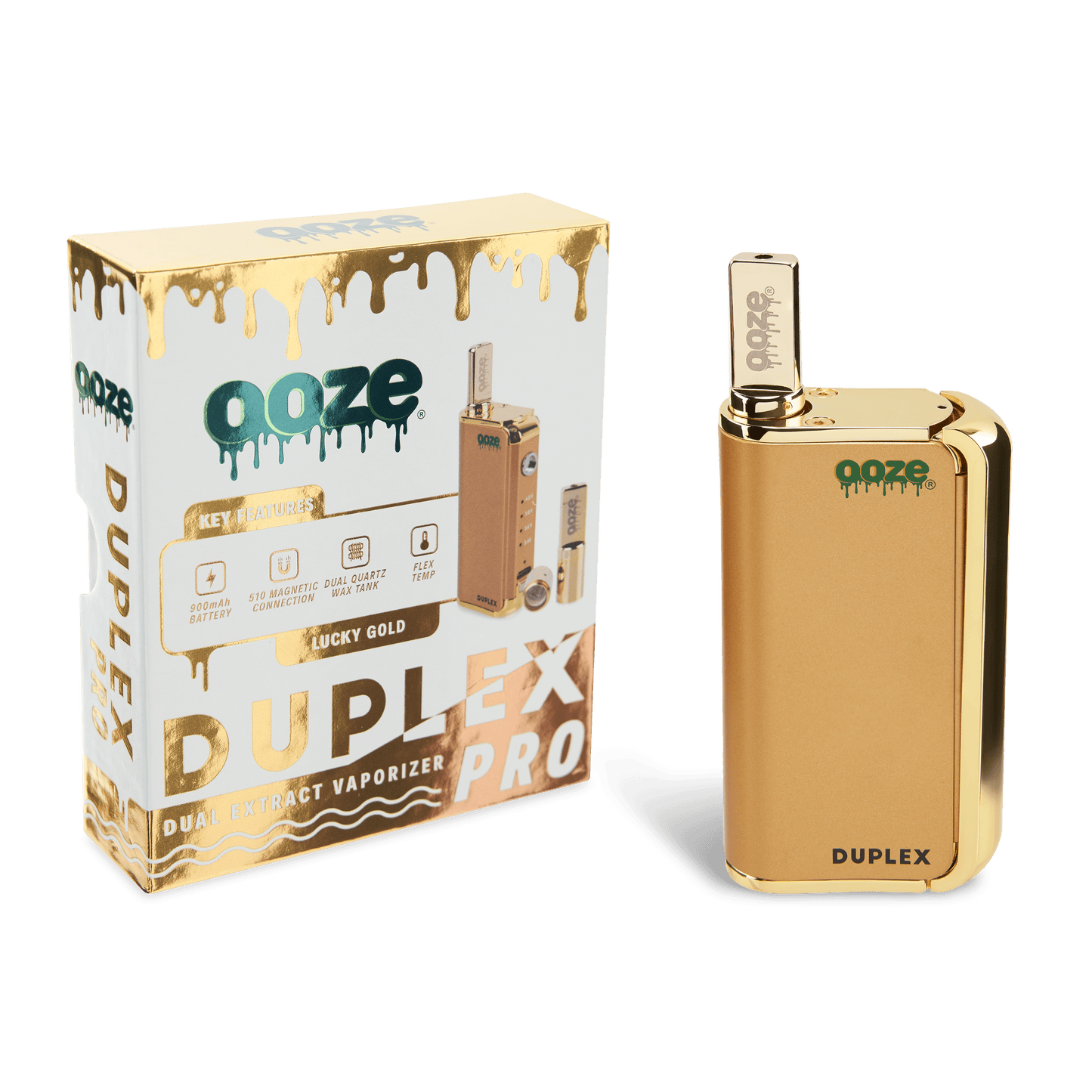 Ooze Duplex Pro â€“ 900 mAh â€“ Cartridge & Wax Vaporizer
