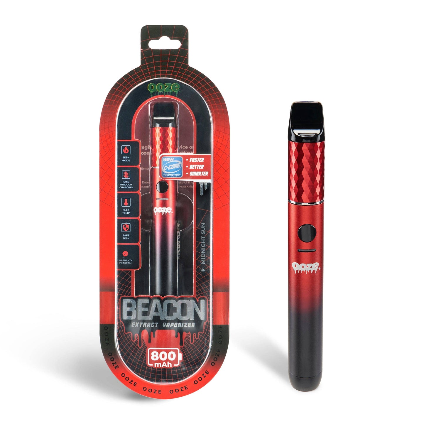 Ooze Beacon Extract Vaporizer  C-Core 800 mAh