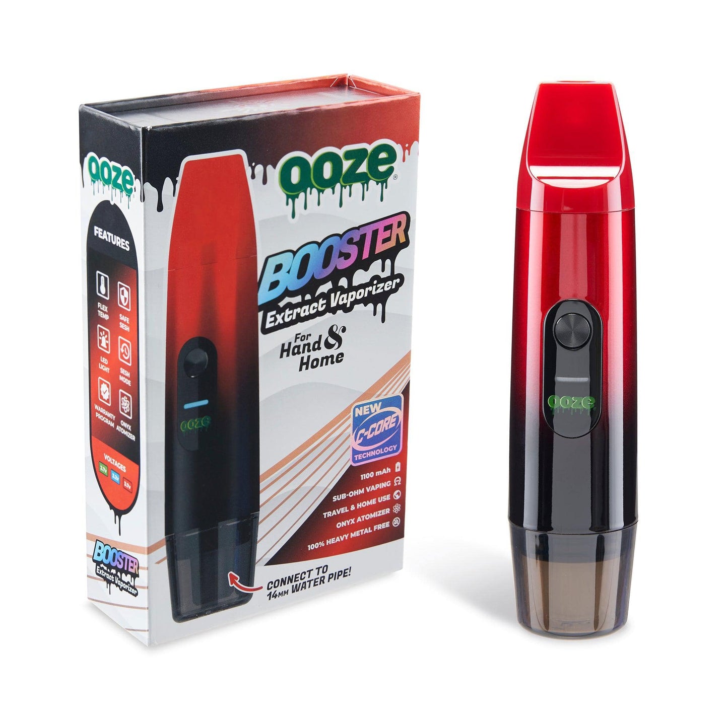 Ooze Booster Extract Vaporizer â€“ C-Core 1100 mAh