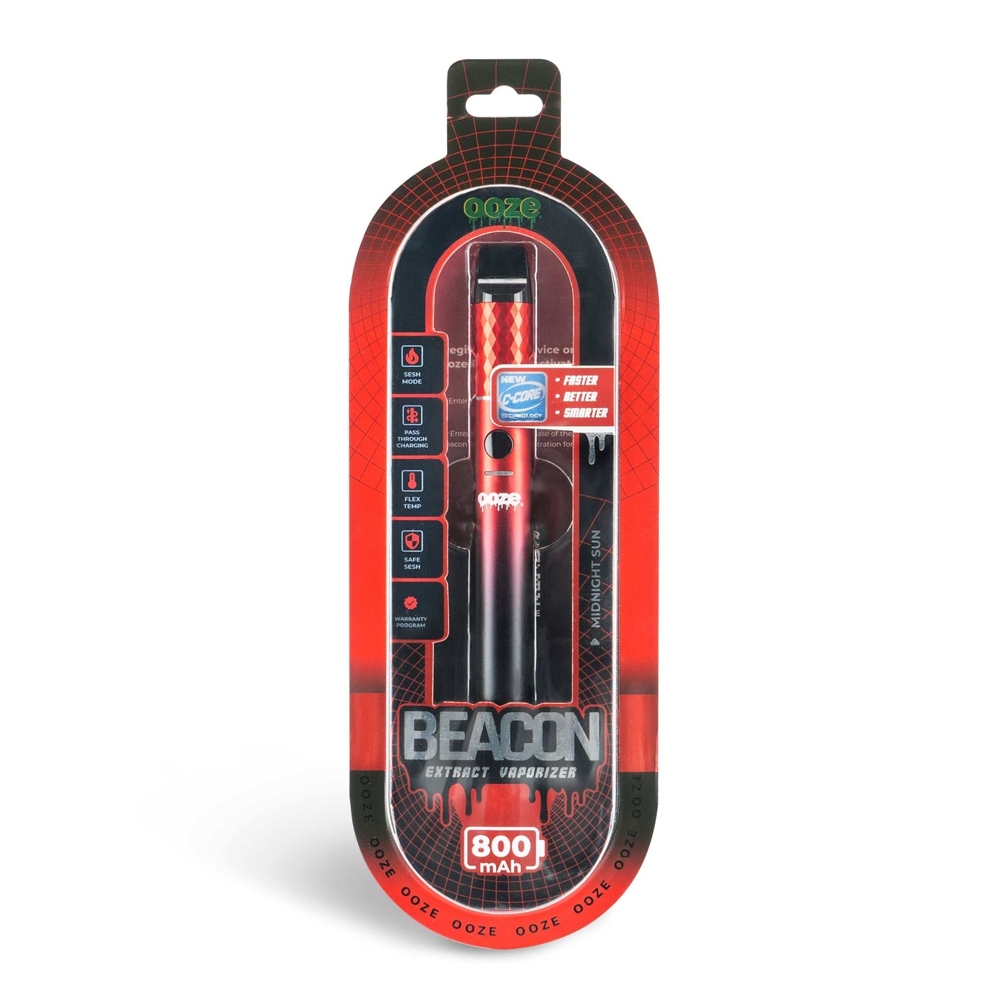 Ooze Beacon Extract Vaporizer  C-Core 800 mAh