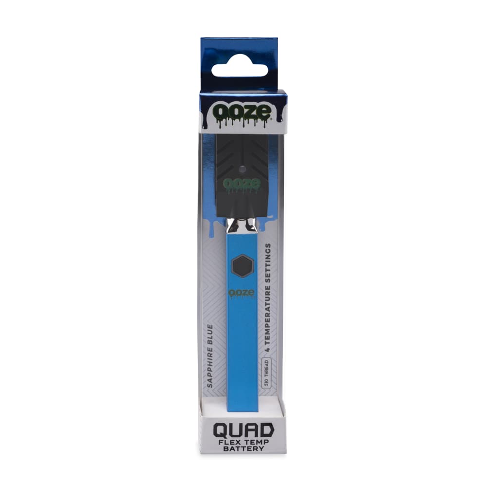 Ooze Quad 510 Thread 500 mAh Square Vape Pen Battery