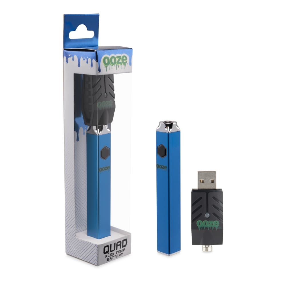 Ooze Quad 510 Thread 500 mAh Square Vape Pen Battery