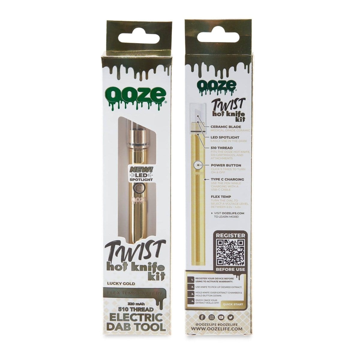 Ooze Twist Hot Knife Kit – New LED Spotlight
