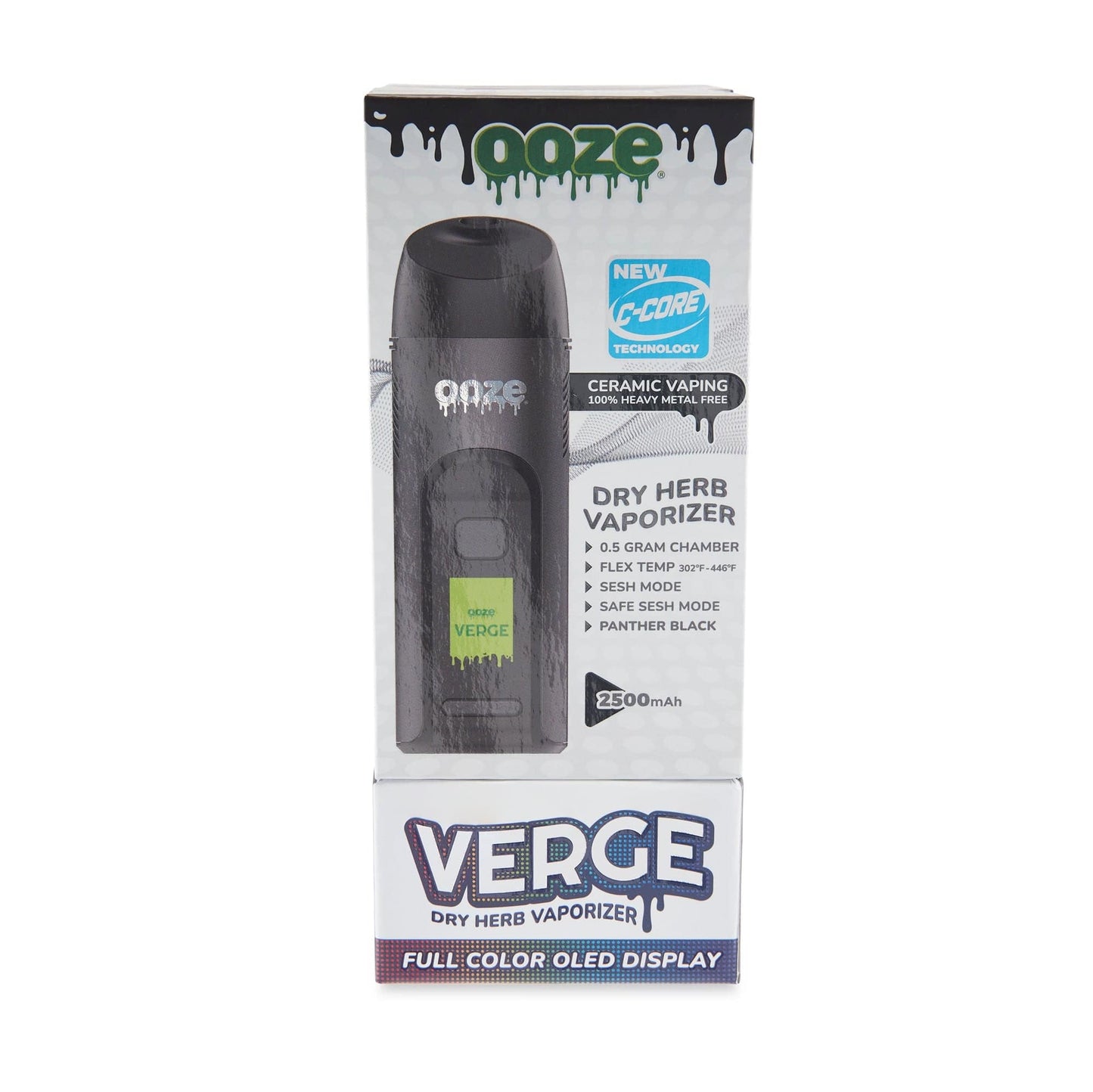 Ooze Verge Dry Herb Vaporizer â€“ 2500 mAh C-Core