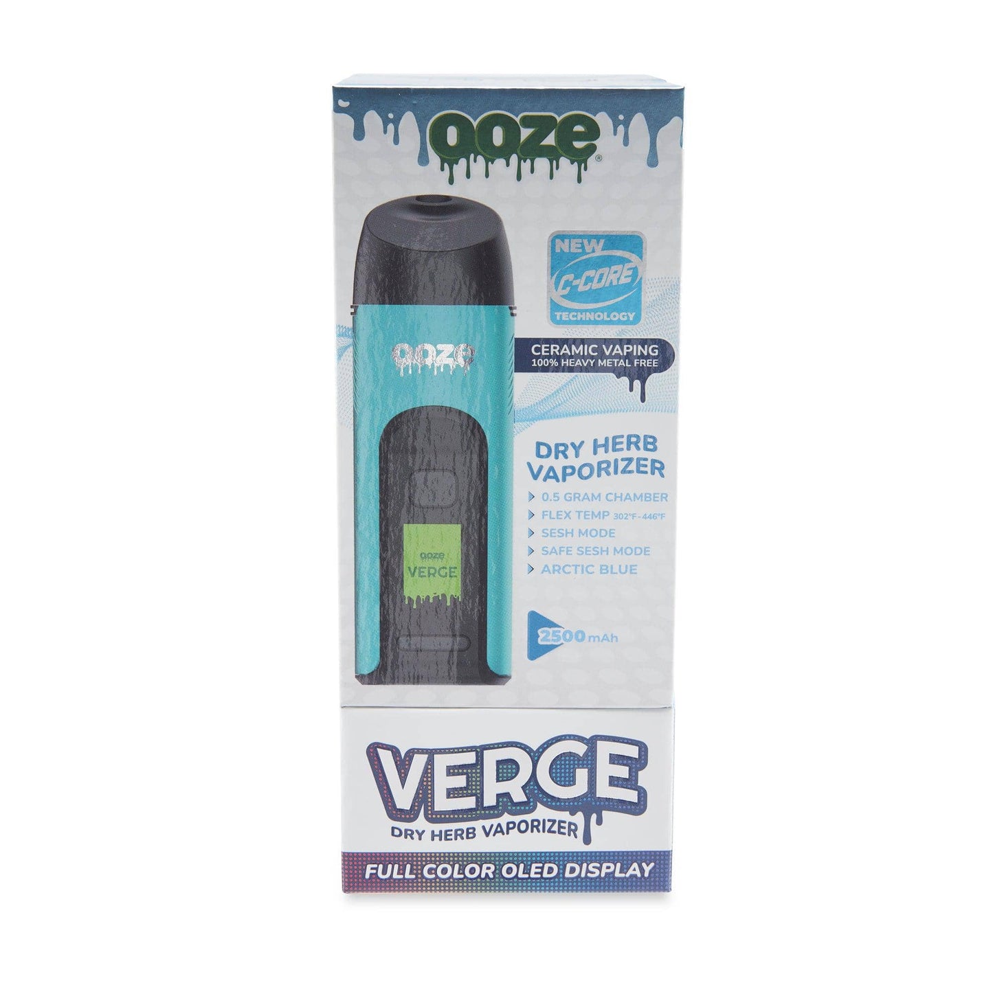 Ooze Verge Dry Herb Vaporizer â€“ 2500 mAh C-Core