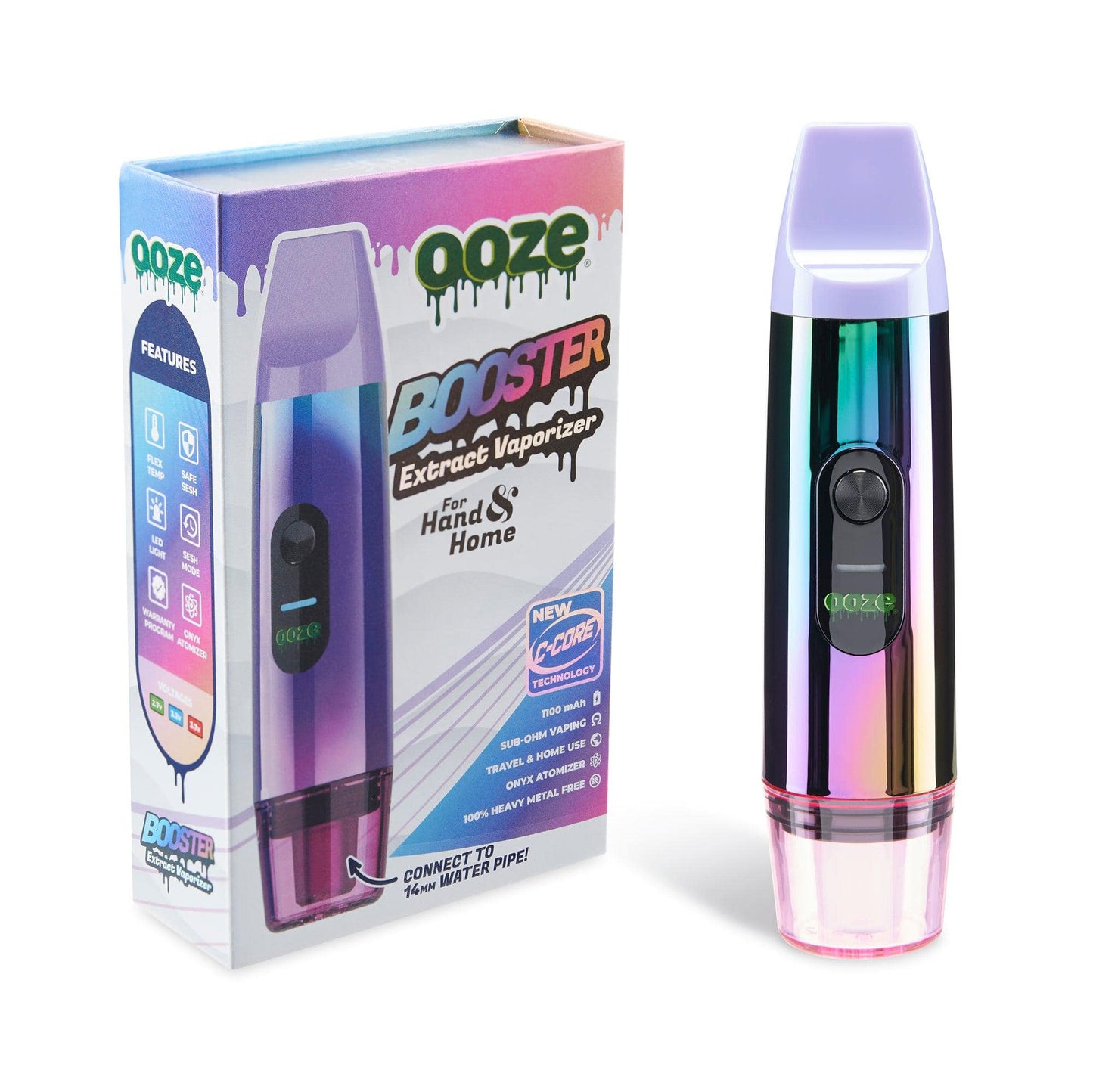Ooze Booster Extract Vaporizer â€“ C-Core 1100 mAh