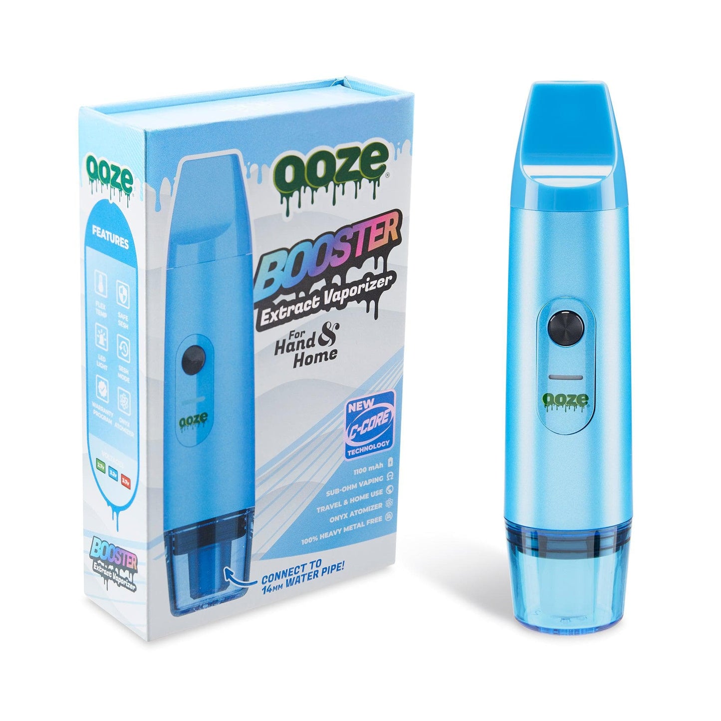 Ooze Booster Extract Vaporizer â€“ C-Core 1100 mAh