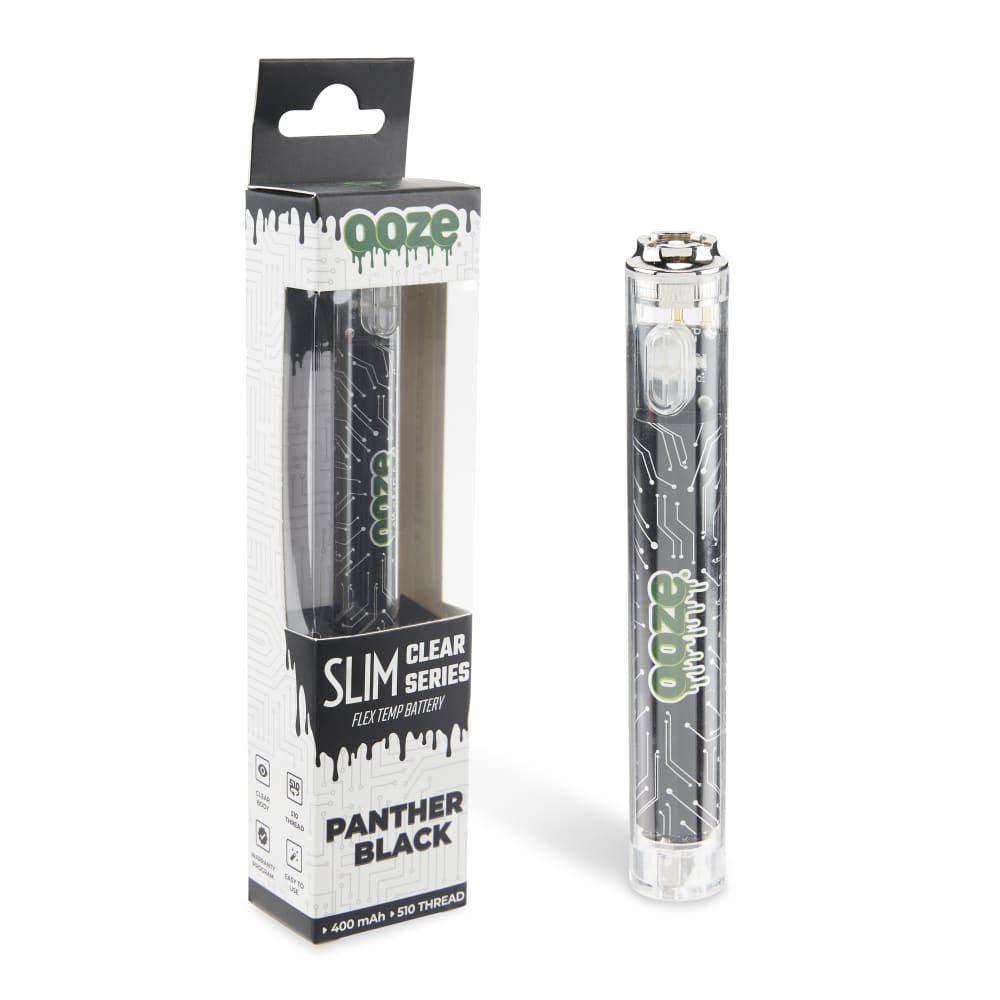 Slim Clear Series Transparent 510 Vape Battery