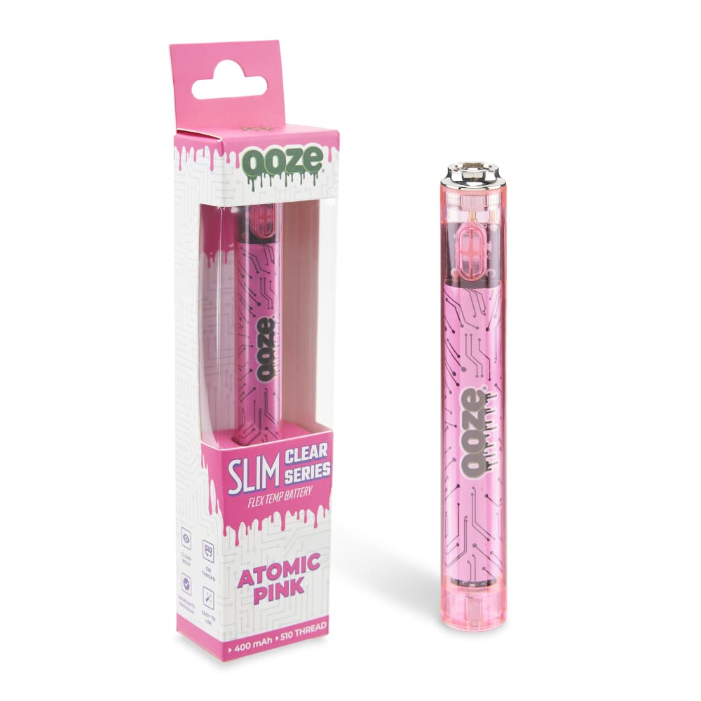 Slim Clear Series Transparent 510 Vape Battery
