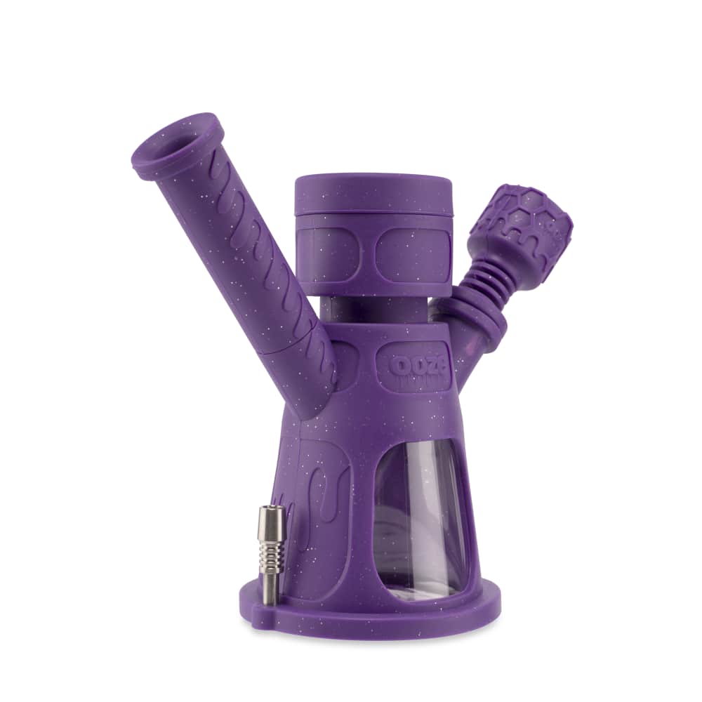OozeÂ HyborgÂ Silicone Glass 4-in-1 Hybrid Bong and Nectar Collector
